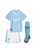 Manchester City Joao Cancelo #7 Babyklær Hjemme Fotballdrakt til barn 2023-24 Korte ermer (+ Korte bukser)
